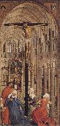 Roger Van Der Weyden Crucifixion in a Church painting